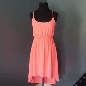 Rue21 Neon pink Strappy Dress